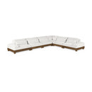  Manufacturer Color_Cream -- Turin 167.75" Cream Fabric Upholstered 6 pc Modular Sectional IMAGE 1