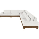  Manufacturer Color_Cream -- Turin 167.75" Cream Fabric Upholstered 6 pc Modular Sectional IMAGE 2