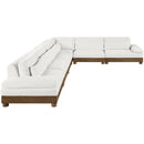  Manufacturer Color_Cream -- Turin 167.75" Cream Fabric Upholstered 6 pc Modular Sectional IMAGE 3