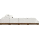 Manufacturer Color_Cream -- Turin 167.75" Cream Fabric Upholstered 6 pc Modular Sectional IMAGE 4