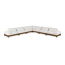  Manufacturer Color_Cream -- Turin 167.75" Cream Fabric Upholstered 7 pc Modular Sectional IMAGE 1