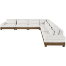  Manufacturer Color_Cream -- Turin 167.75" Cream Fabric Upholstered 7 pc Modular Sectional IMAGE 3