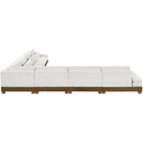  Manufacturer Color_Cream -- Turin 167.75" Cream Fabric Upholstered 7 pc Modular Sectional IMAGE 5