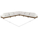  Manufacturer Color_Cream -- Turin 167.75" Cream Fabric Upholstered 7 pc Modular Sectional IMAGE 6