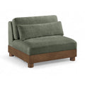  Manufacturer Color_Green -- Turin Green Fabric Upholstered Modular Armless Chair IMAGE 1