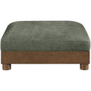  Manufacturer Color_Green -- Turin Green Fabric Upholstered Modular Ottoman IMAGE 2