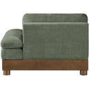  Manufacturer Color_Green -- Turin Green Fabric Upholstered Modular Right Arm Chair IMAGE 4