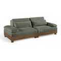  Manufacturer Color_Green -- Turin 95.5" Green Fabric Upholstered 2 pc Modular Loveseat IMAGE 1