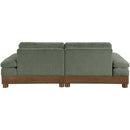  Manufacturer Color_Green -- Turin 95.5" Green Fabric Upholstered 2 pc Modular Loveseat IMAGE 5