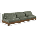  Manufacturer Color_Green -- Turin 120" Green Fabric Upholstered 3 pc Modular Sofa IMAGE 6