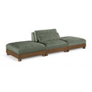  Manufacturer Color_Green -- Turin 120" Green Fabric Upholstered 3 pc Modular Sofa IMAGE 1
