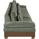  Manufacturer Color_Green -- Turin 175.5" Green Fabric Upholstered 4 pc Modular Sofa IMAGE 4