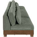  Manufacturer Color_Green -- Turin 160" Green Fabric Upholstered 4 pc Modular Sofa IMAGE 4
