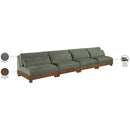  Manufacturer Color_Green -- Turin 160" Green Fabric Upholstered 4 pc Modular Sofa IMAGE 7