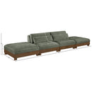 Manufacturer Color_Green -- Turin 160" Green Fabric Upholstered 4 pc Modular Sofa IMAGE 6