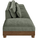  Manufacturer Color_Green -- Turin 200" Green Fabric Upholstered 5 pc Modular Sofa IMAGE 4