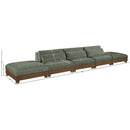  Manufacturer Color_Green -- Turin 200" Green Fabric Upholstered 5 pc Modular Sofa IMAGE 6