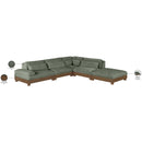  Manufacturer Color_Green -- Turin 120" Green Fabric Upholstered 5 pc Modular Sectional IMAGE 7