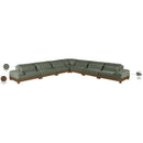  Manufacturer Color_Green -- Turin 167.75" Green Fabric Upholstered 7 pc Modular Sectional IMAGE 7