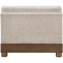  Meridian Turin Taupe Fabric Upholstered Modular Armless Chair IMAGE 5
