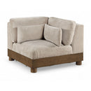  Manufacturer Color_Taupe -- Turin Taupe Fabric Upholstered Modular Corner Chair IMAGE 1