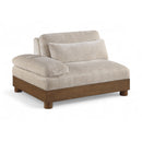  Manufacturer Color_Taupe -- Turin Taupe Fabric Upholstered Modular Left Arm Chair IMAGE 1