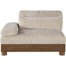  Manufacturer Color_Taupe -- Turin Taupe Fabric Upholstered Modular Left Arm Chair IMAGE 2