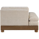  Manufacturer Color_Taupe -- Turin Taupe Fabric Upholstered Modular Left Arm Chair IMAGE 5