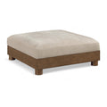 Manufacturer Color_Taupe -- Turin Taupe Fabric Upholstered Modular Ottoman IMAGE 1