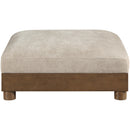  Manufacturer Color_Taupe -- Turin Taupe Fabric Upholstered Modular Ottoman IMAGE 3