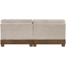  Manufacturer Color_Taupe -- Turin 80" Taupe Fabric Upholstered 2 pc Modular Loveseat IMAGE 5