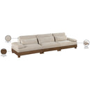  Manufacturer Color_Taupe -- Turin 135.5" Taupe Fabric Upholstered 3 pc Modular Sofa IMAGE 7