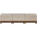  Manufacturer Color_Taupe -- Turin 120" Taupe Fabric Upholstered 3 pc Modular Sofa IMAGE 4