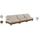  Meridian Turin 120" Taupe Fabric Upholstered 3 pc Modular Sofa IMAGE 7