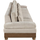 Manufacturer Color_Taupe -- Turin 175.5" Taupe Fabric Upholstered 4 pc Modular Sofa IMAGE 3