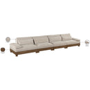  Manufacturer Color_Taupe -- Turin 175.5" Taupe Fabric Upholstered 4 pc Modular Sofa IMAGE 7