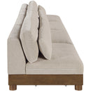  Manufacturer Color_Taupe -- Turin 160" Taupe Fabric Upholstered 4 pc Modular Sofa IMAGE 4