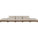  Manufacturer Color_Taupe -- Turin 200" Taupe Fabric Upholstered 5 pc Modular Sofa IMAGE 2