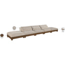  Manufacturer Color_Taupe -- Turin 200" Taupe Fabric Upholstered 5 pc Modular Sofa IMAGE 7