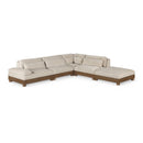  Manufacturer Color_Taupe -- Turin 120" Taupe Fabric Upholstered 5 pc Modular Sectional IMAGE 1