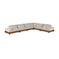  Manufacturer Color_Taupe -- Turin 167.75" Taupe Fabric Upholstered 6 pc Modular Sectional IMAGE 1