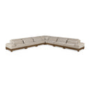  Manufacturer Color_Taupe -- Turin 167.75" Taupe Fabric Upholstered 7 pc Modular Sectional IMAGE 1