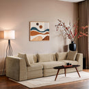  Manufacturer Color_Beige -- Meridian Stellar Stationary Sofa IMAGE 2