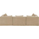  Manufacturer Color_Beige -- Meridian Stellar Stationary Sofa IMAGE 3