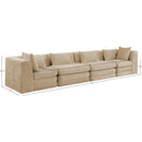  Manufacturer Color_Beige -- Meridian Stellar Stationary Sofa IMAGE 8