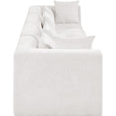  Manufacturer Color_Cream -- Stellar 152" Cream Chenille Fabric Upholstered 4 pc Modular Sofa IMAGE 4