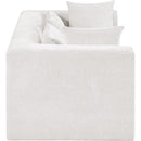  Manufacturer Color_Cream -- Stellar 76" Cream Chenille Fabric Upholstered 2 pc Modular Loveseat IMAGE 4