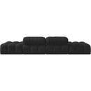  Manufacturer Color_Black -- Meridian Ames Stationary Fabric Sofa IMAGE 4