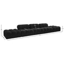  Manufacturer Color_Black -- Meridian Ames Stationary Fabric Sofa IMAGE 9