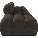  Manufacturer Color_Brown -- Ames 170" Brown Boucle Fabric Upholstered 5 pc Modular Sofa IMAGE 5